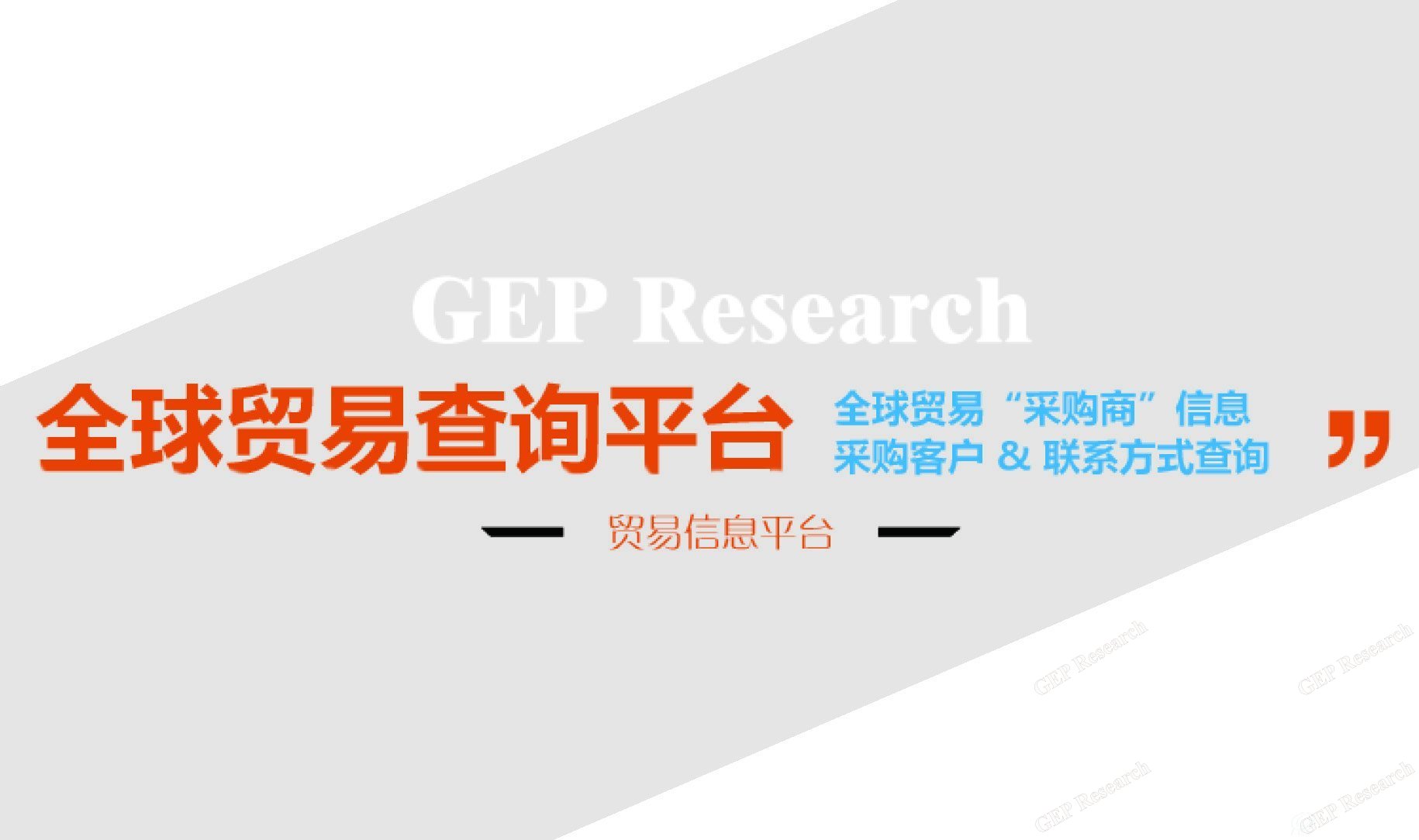 GEP Research全球进出口贸易平台
